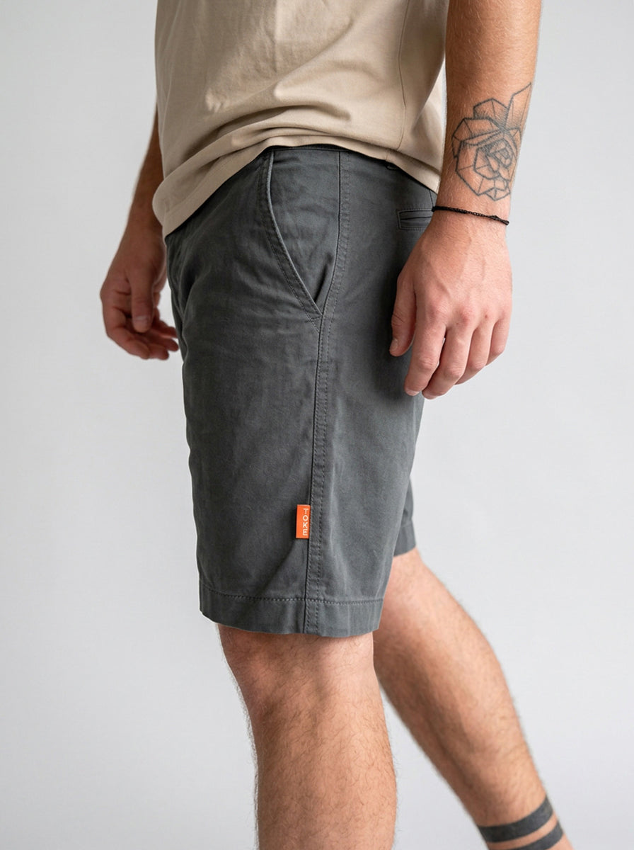 Short Gris Hombre Liso