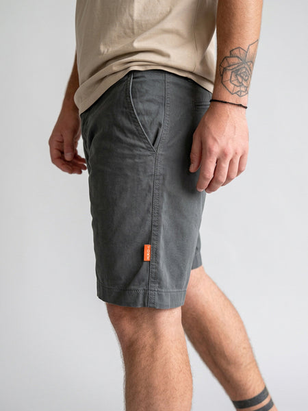 Short Gris Hombre Liso