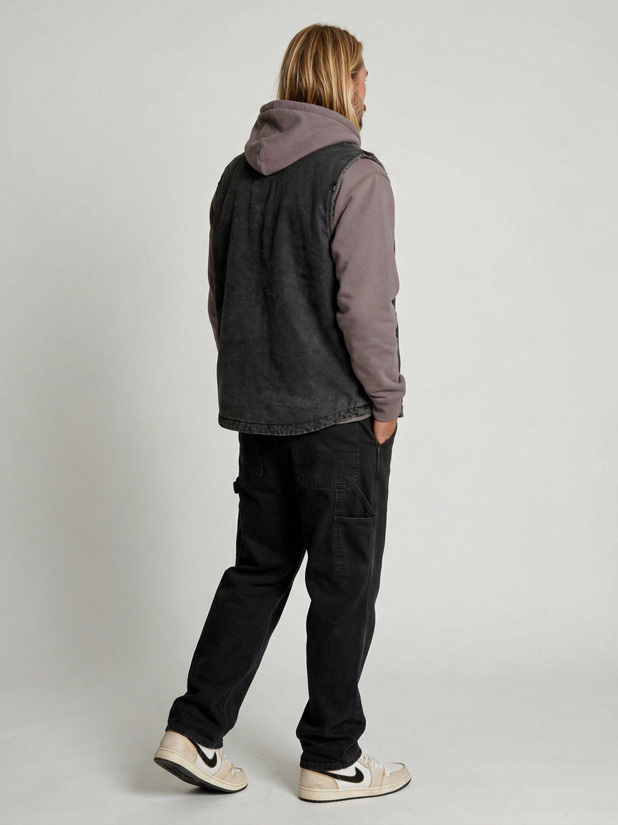 Chaqueta Sin Mangas Negra Hombre Attaquer