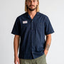 Camisa Manga Corta Azul Hombre Garage - Toke