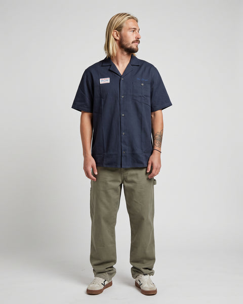 Camisa Manga Corta Azul Hombre Garage - Toke - vista 2