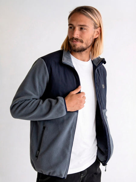 Polar Full Zipper Azul Rusty