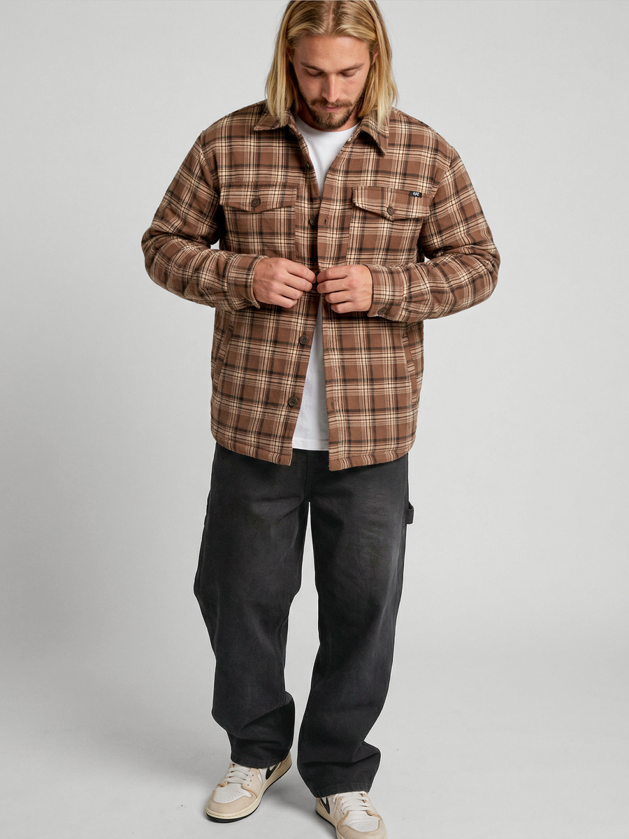 Sobrecamisa Hombre Café Dust