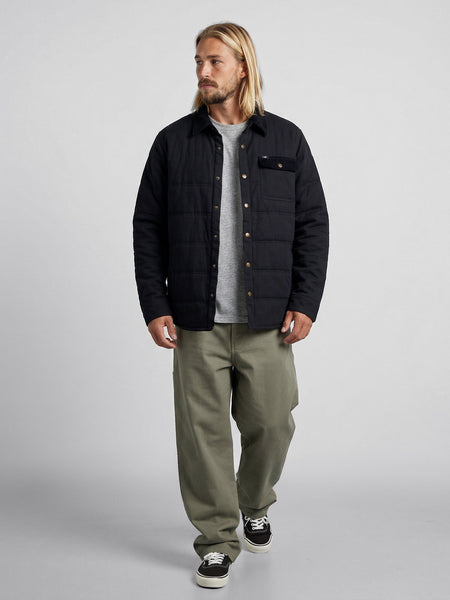 Chaqueta Negra Hombre Canvas Monkey