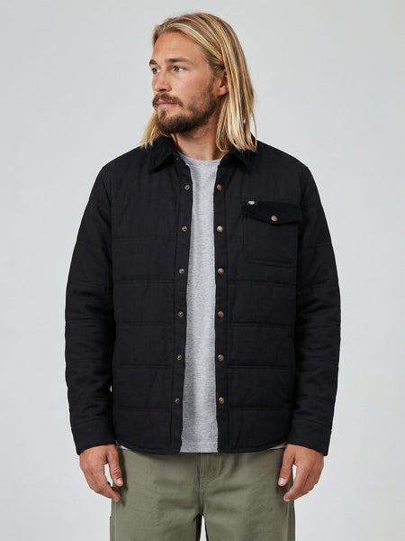 Chaqueta Negra Hombre Canvas Monkey