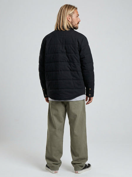 Chaqueta Negra Hombre Canvas Monkey