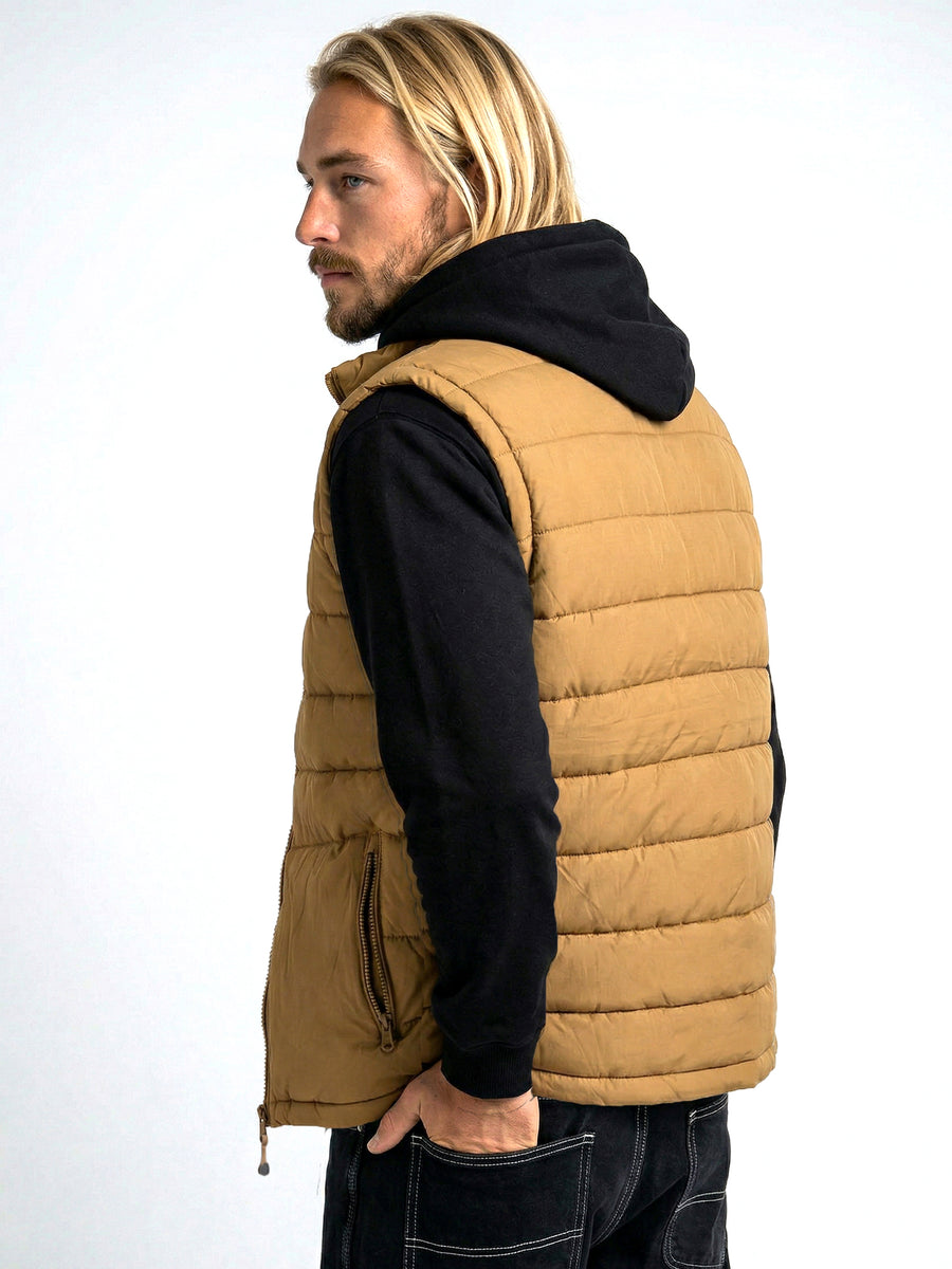 Chaqueta Sin Mangas Hombre Beige Guzzi