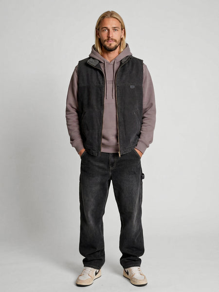 Chaqueta Sin Mangas Negra Hombre Attaquer