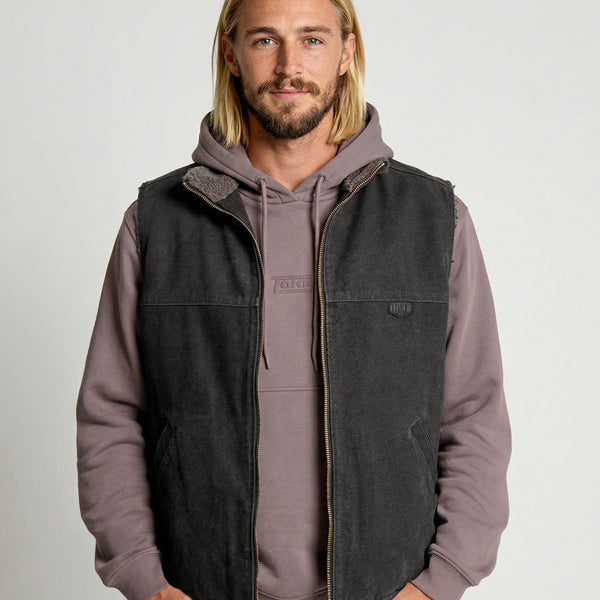 Chaqueta Sin Mangas Negra Hombre Attaquer