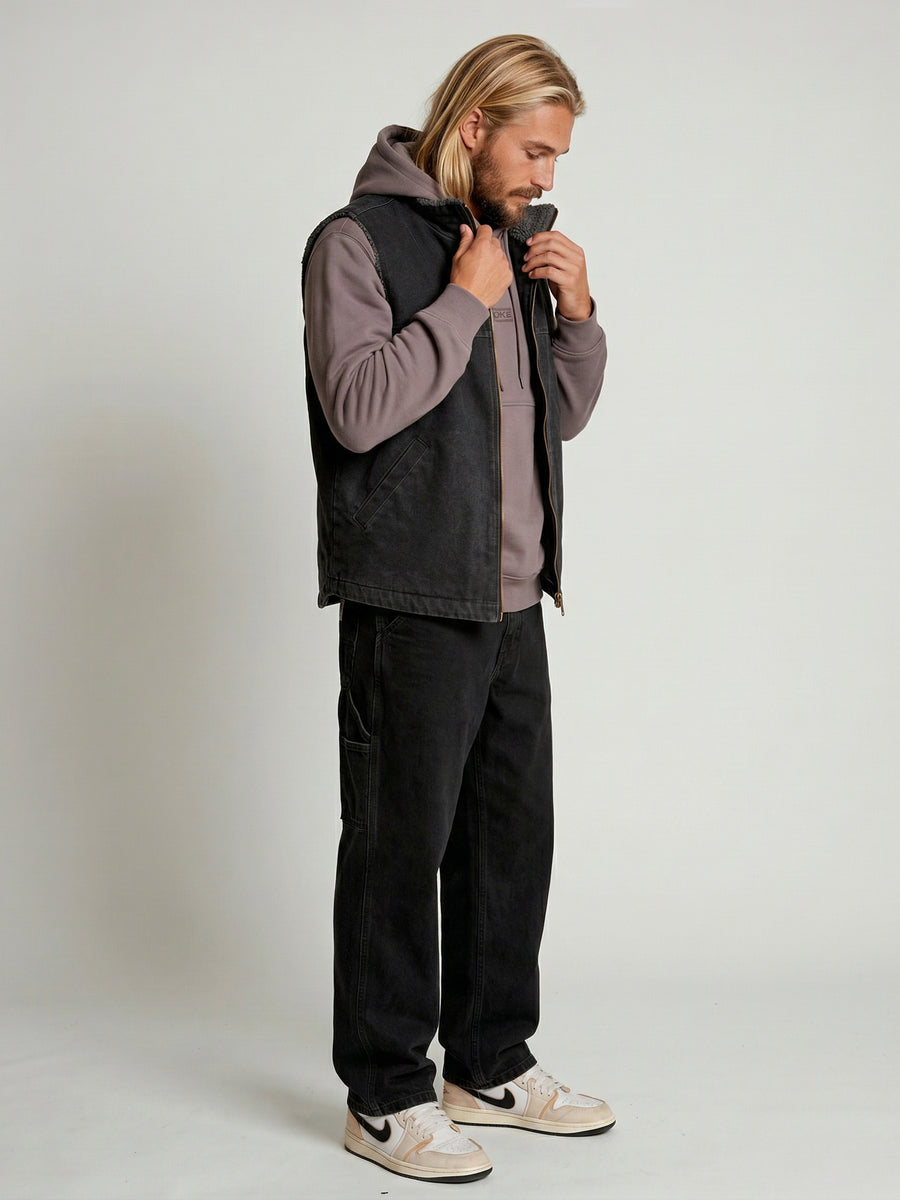 Chaqueta Sin Mangas Negra Hombre Attaquer