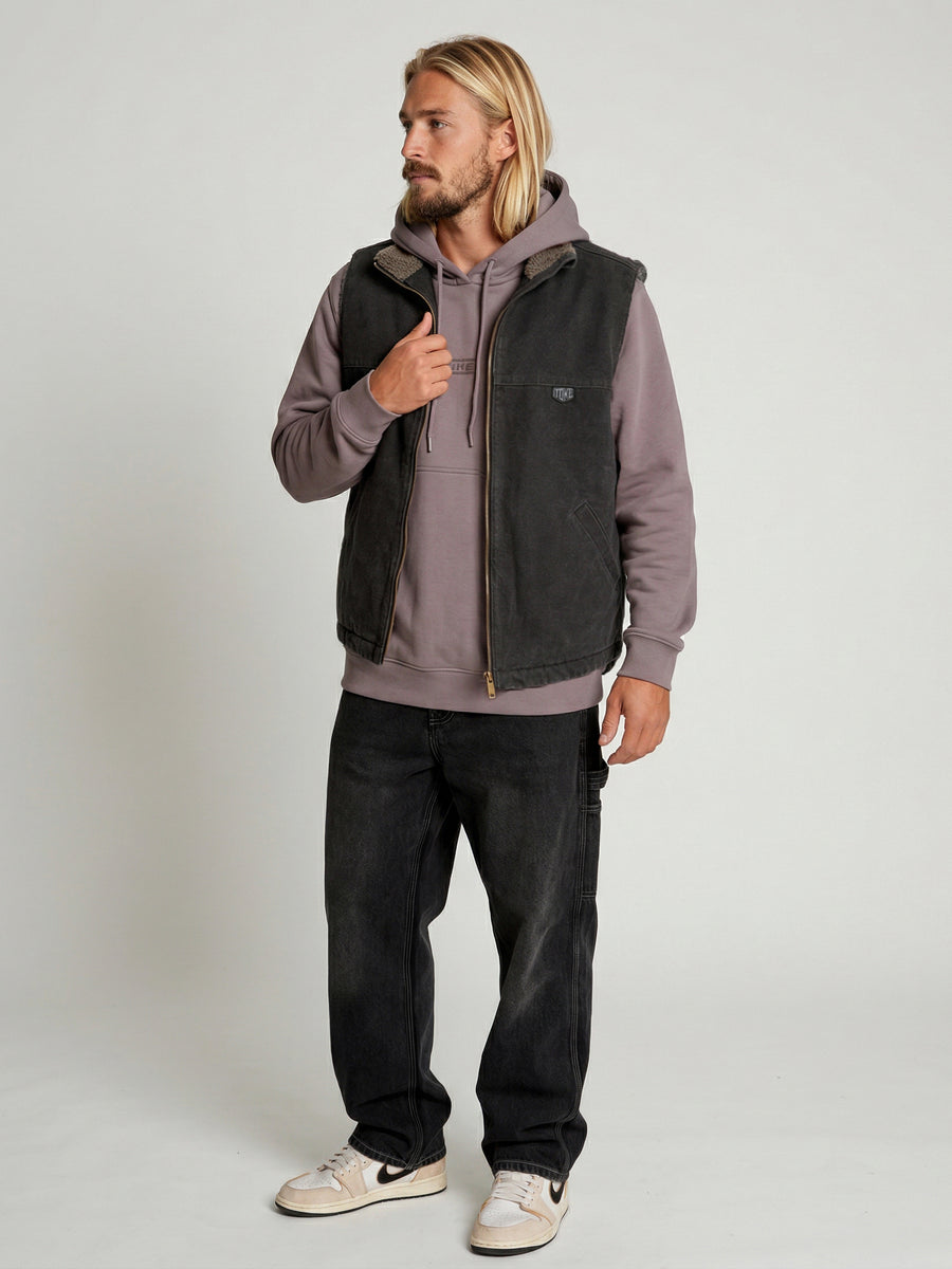 Chaqueta Sin Mangas Negra Hombre Attaquer