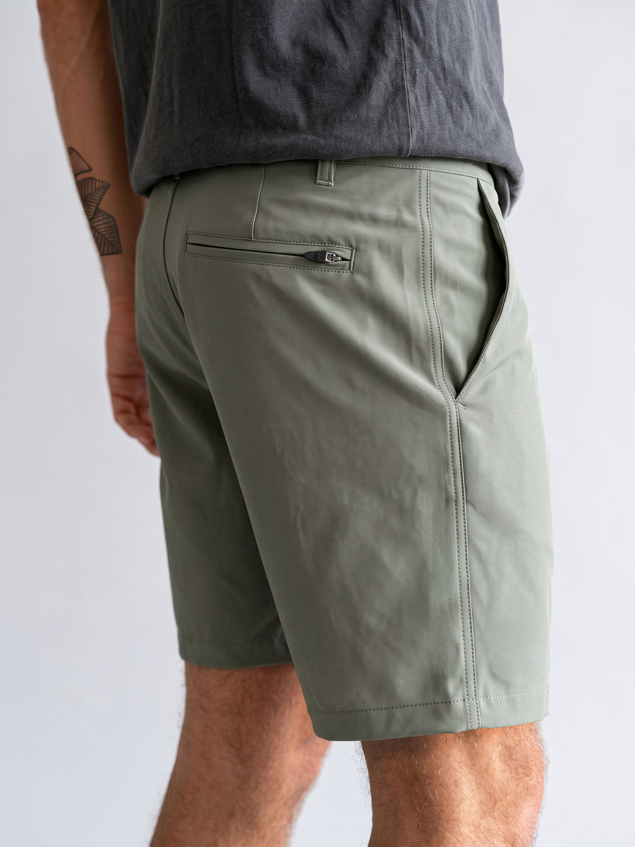 Short Verde Híbrido Hombre