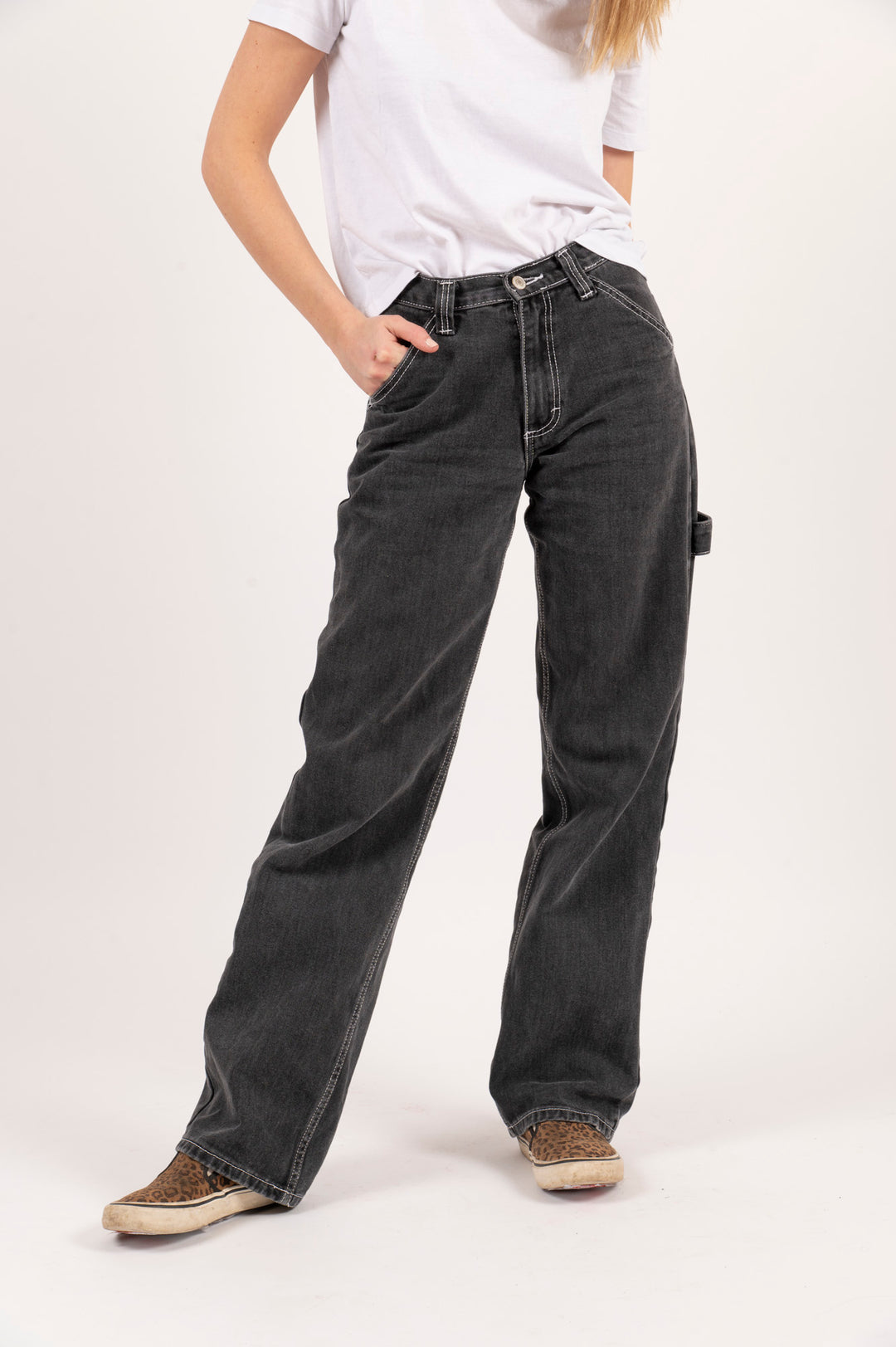 Jeans Jagger Negro Mujer Toke