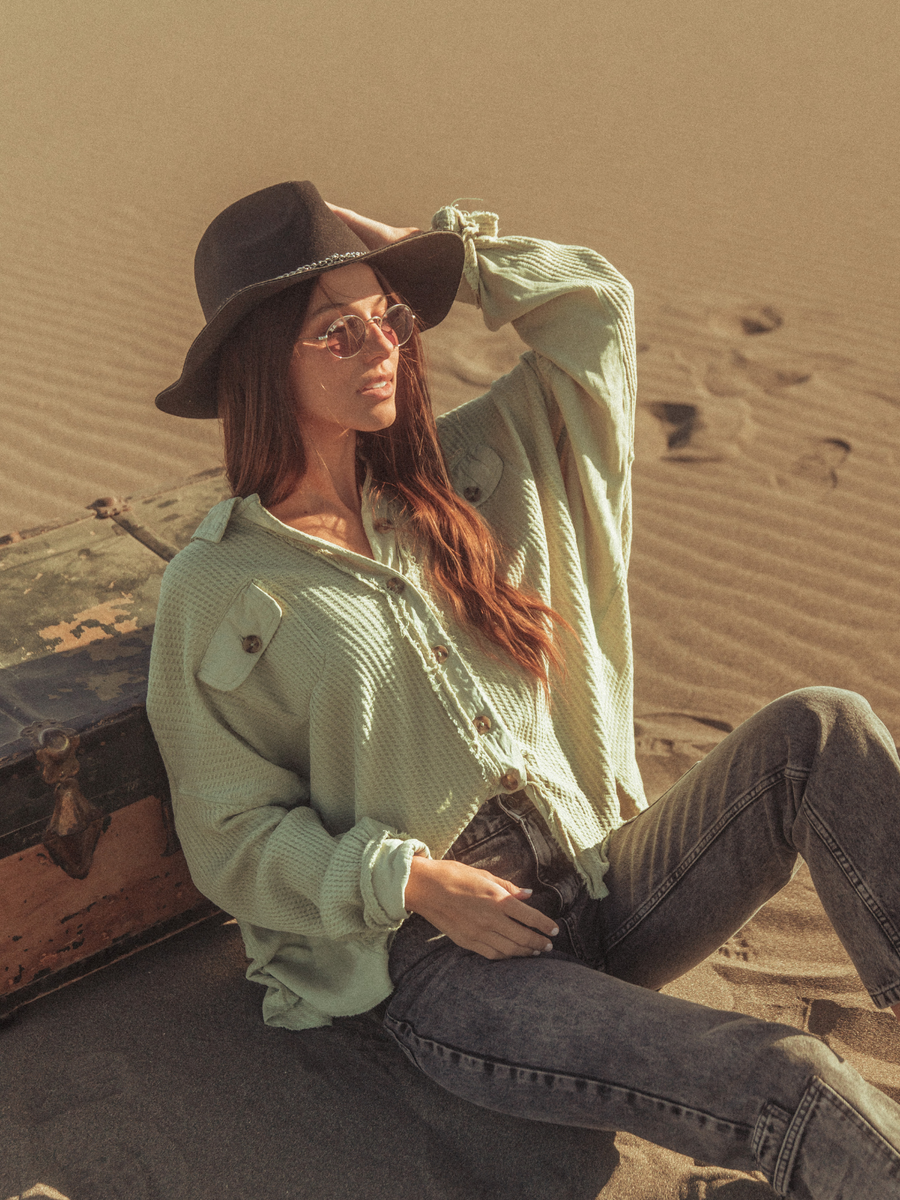 Camisa Cozy Verde Toke