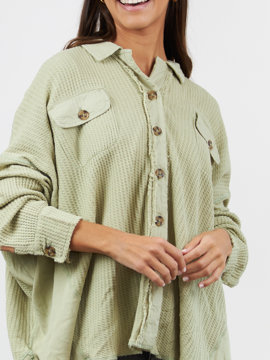 Camisa Cozy Verde Toke
