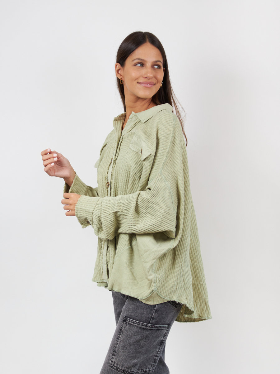 Camisa Cozy Verde Toke