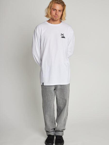 Polera Blanca Manga Larga Company