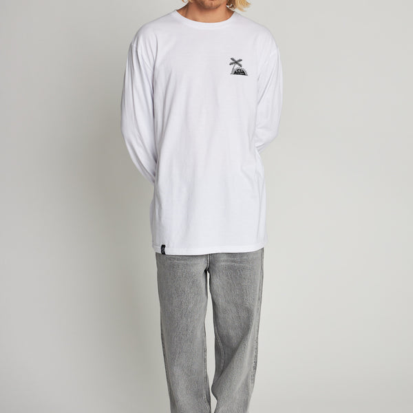 Polera Blanca Manga Larga Company