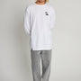 Polera Blanca Manga Larga Company