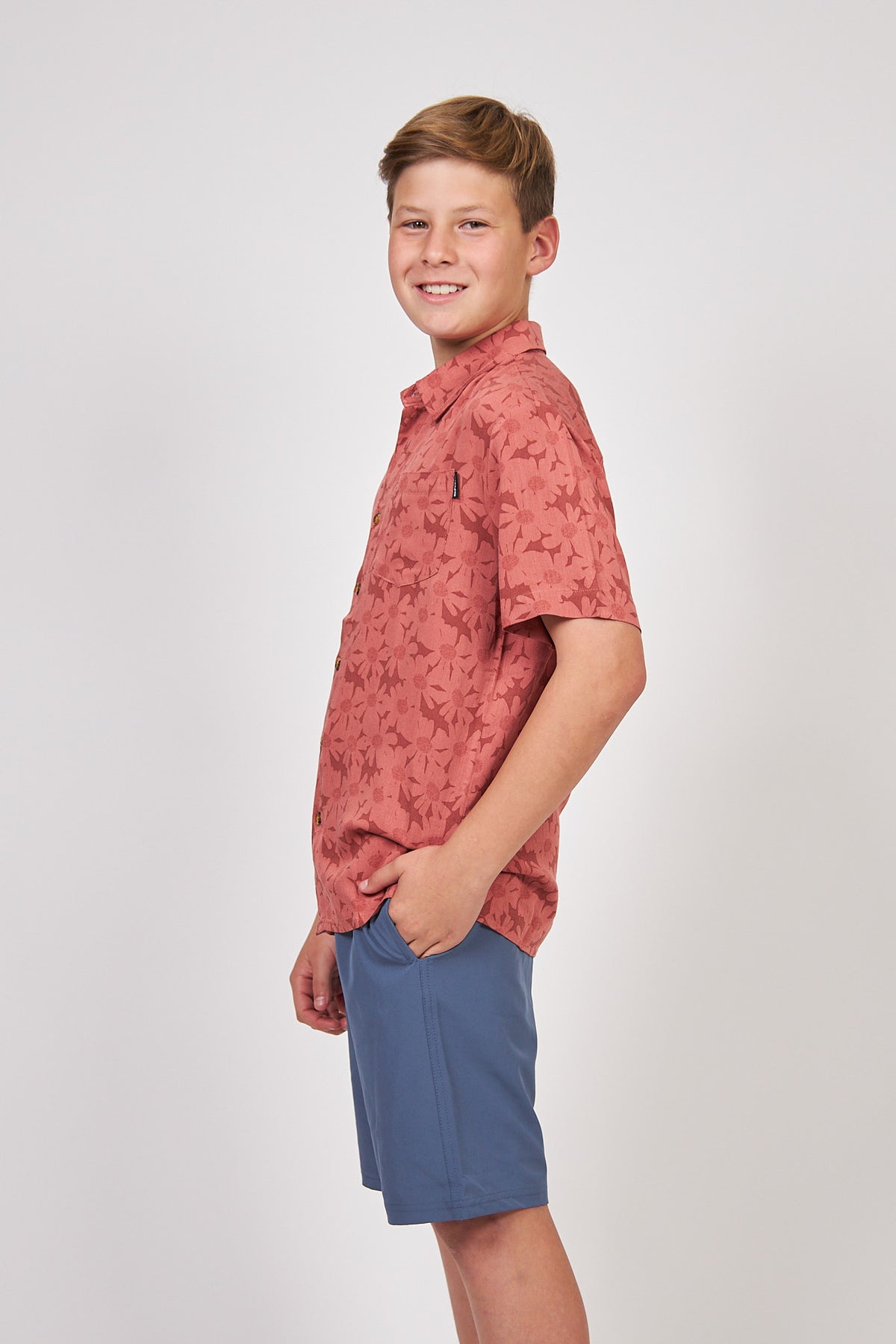 Camisa Roja Print Niño