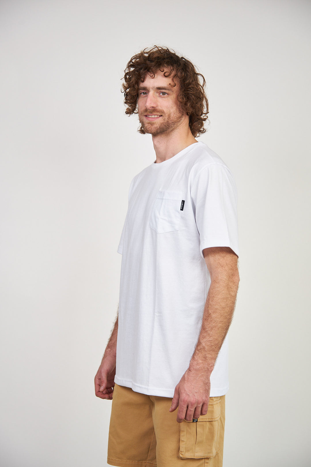 Polera Bolsillo Toke Blanca