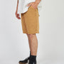 Short Solid Toke Beige