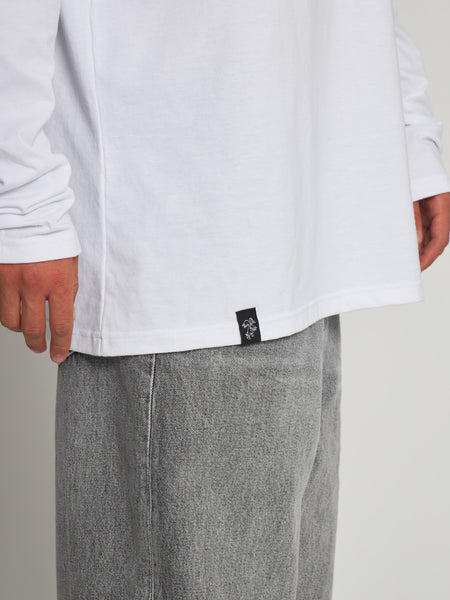 Polera Blanca Manga Larga Company