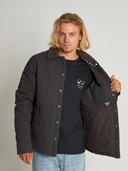 Chaqueta Gris Hombre Canvas Basket