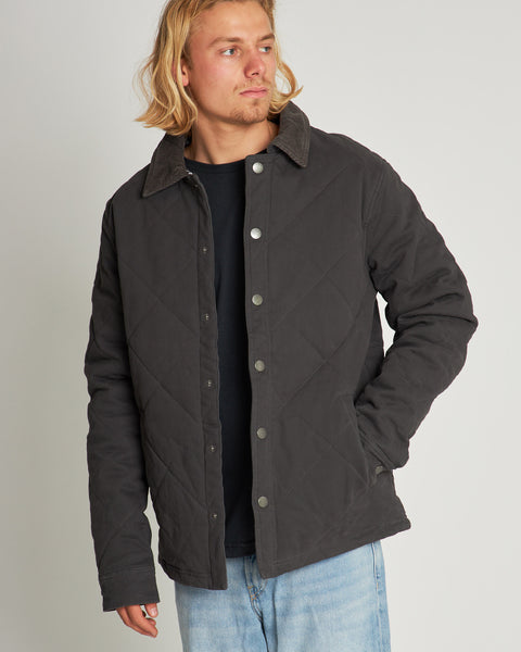 Chaqueta Gris Hombre Canvas Basket