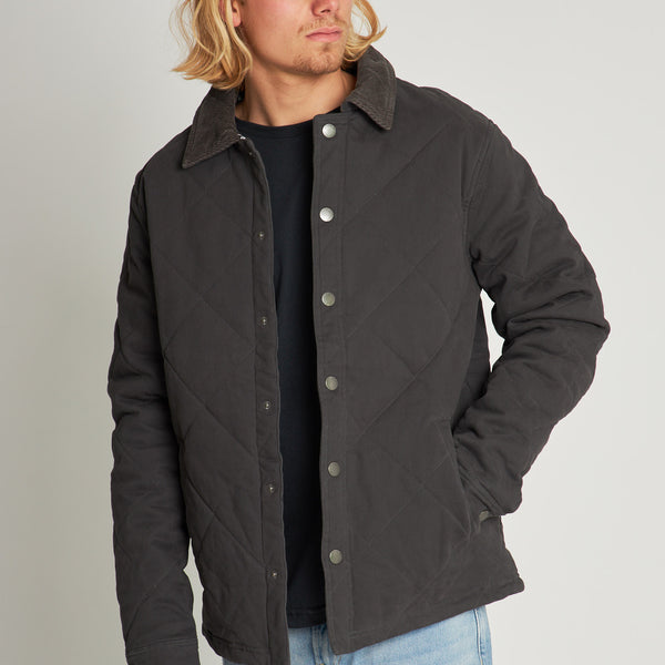 Chaqueta Gris Hombre Canvas Basket