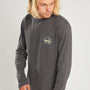 Polera Gris Oscuro Manga Larga Hombre Moto