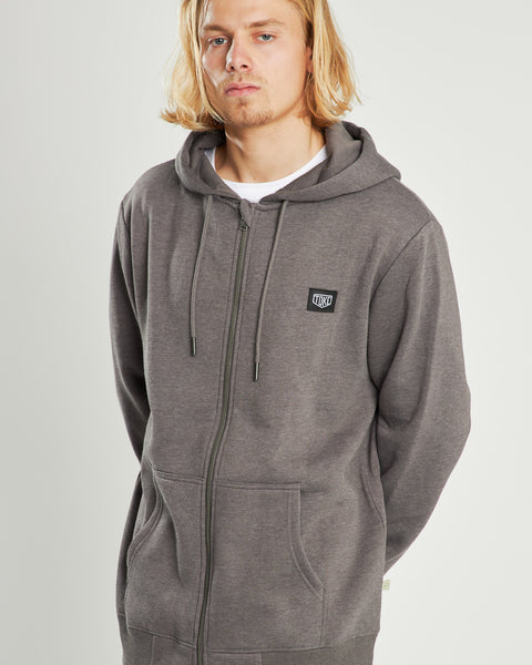 Poleron Gris Con Cierre Full Zipper
